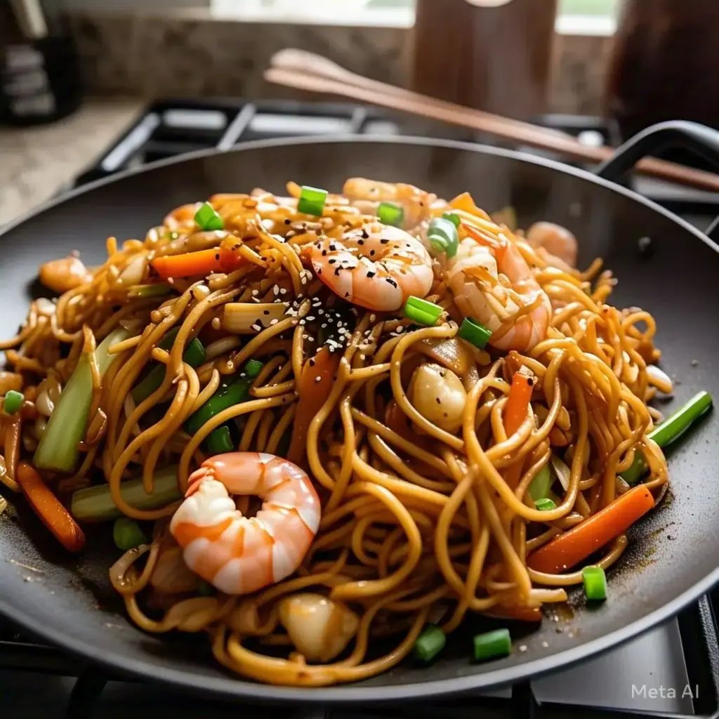  炒面 CHOW MEIN - CHINESE FRIED NOODLES